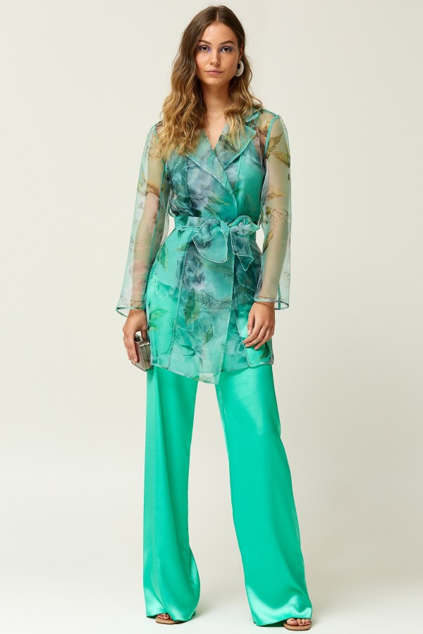 PALAZZO SATIN TROUSERS