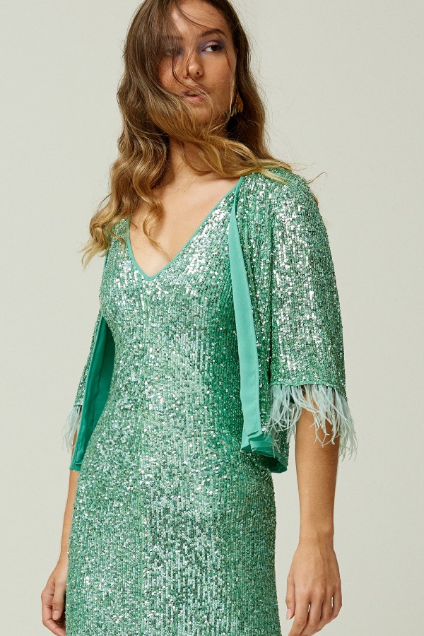 SHORT SEQUIN JACKET