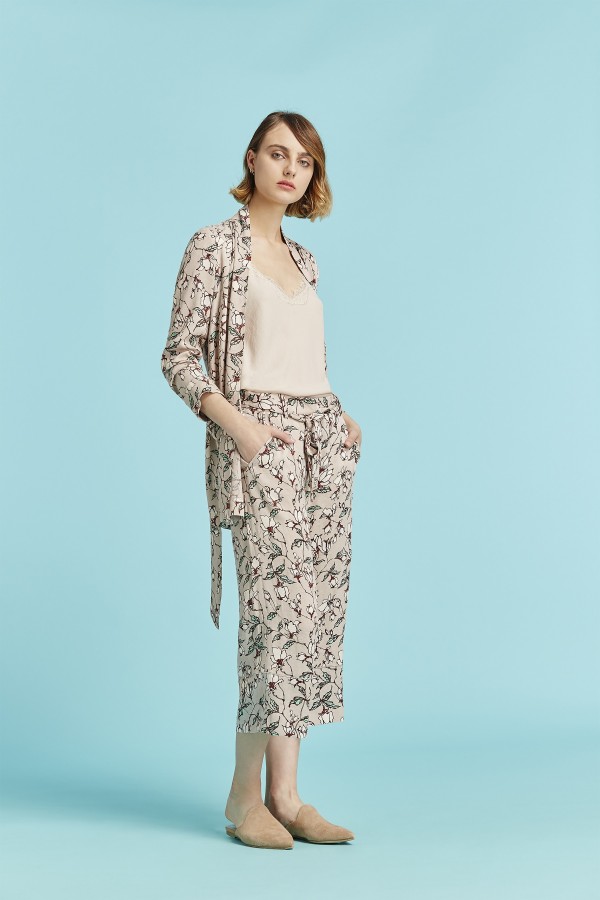 PRINTED JAQUARD CULOTTE...
