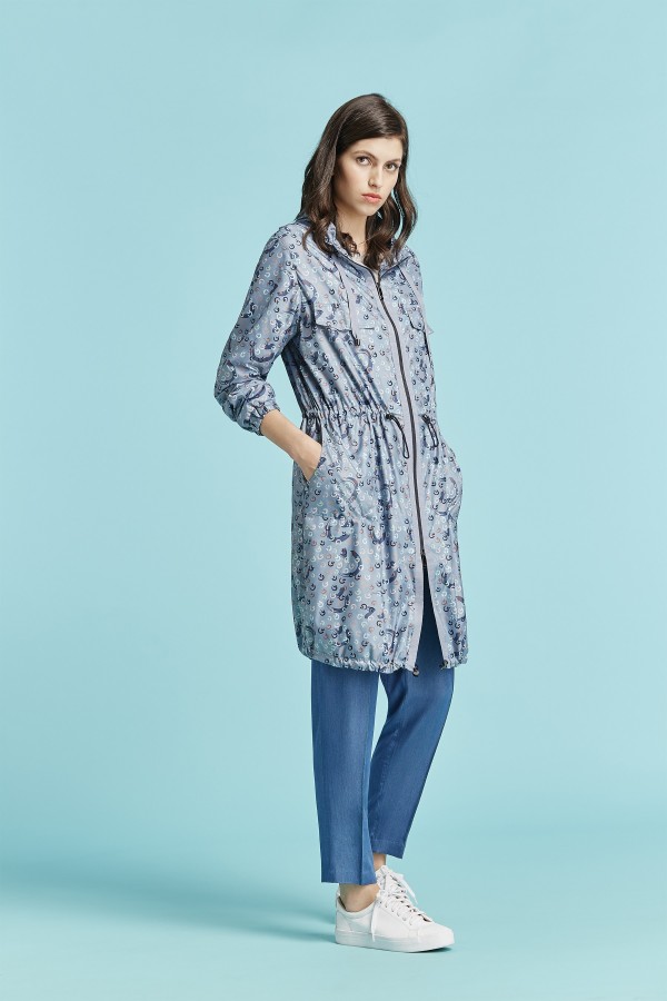 LONG RAINCOAT -PATTERN...