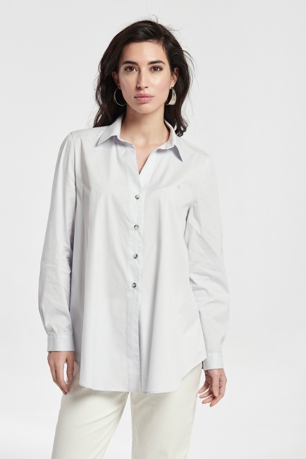 STRETCH POPLIN CIENA BLOUSE