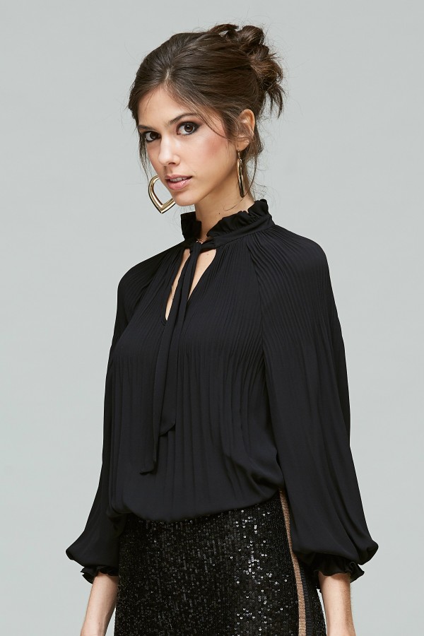 BLUSA PLISADA-GASA
