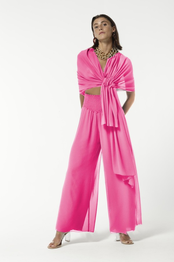 CHIFFON GOBIO TROUSERS