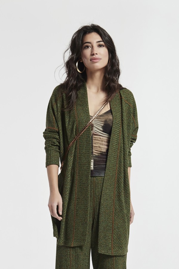 LUREX MELANGE KNIT WIDE...