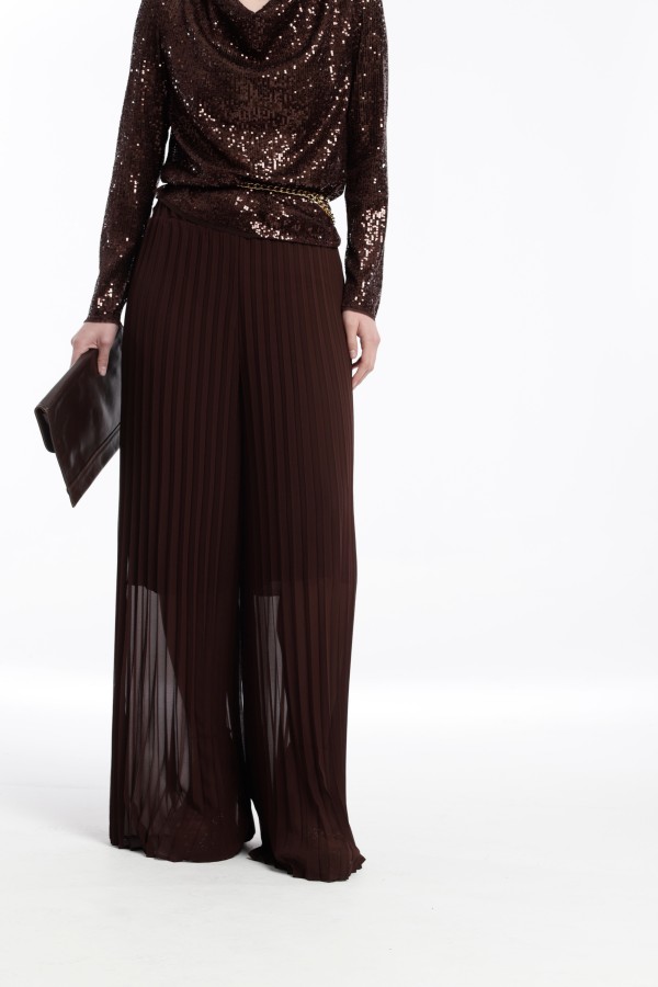 CHIFFON ASISA PLEATED TROUSER