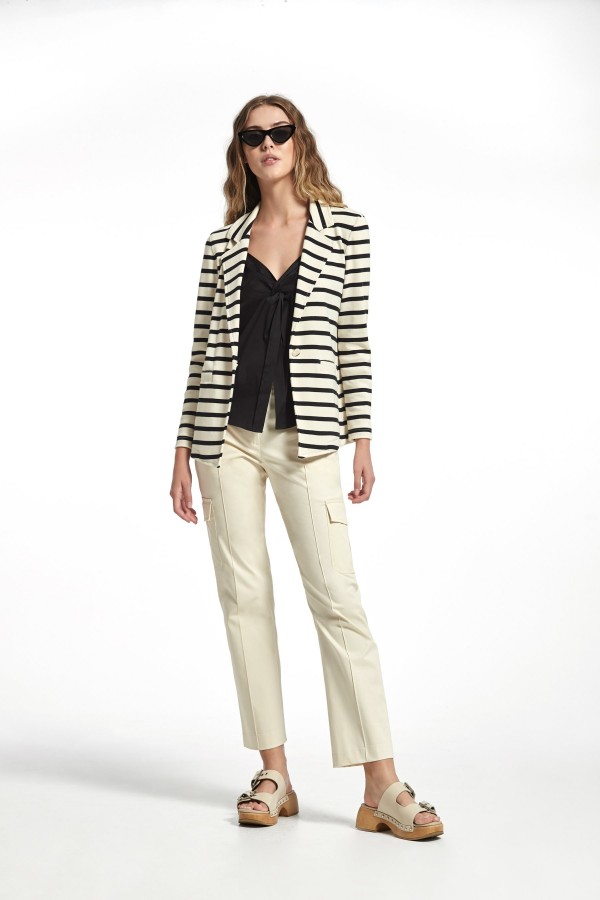 STRETCHED COTTON KIEV TROUSERS
