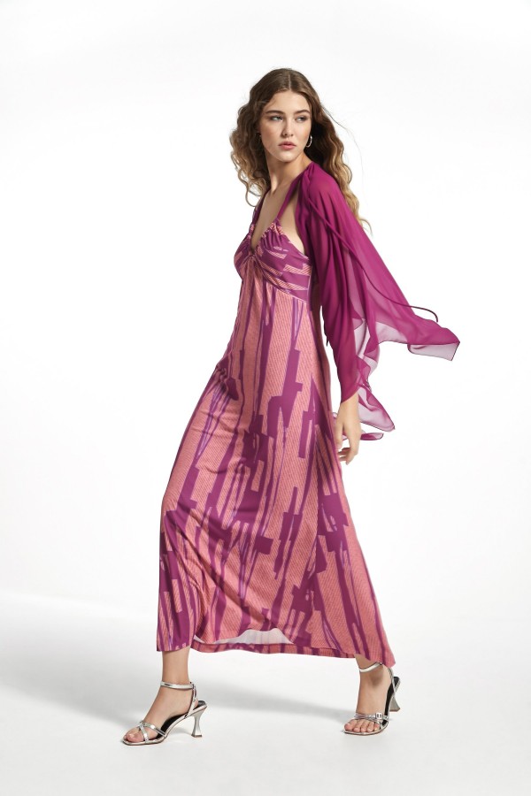 PRINTING KNITWEAR HABANA DRESS