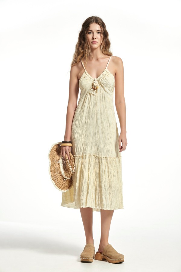 VESTIDO COLOMBA VOILE CON...