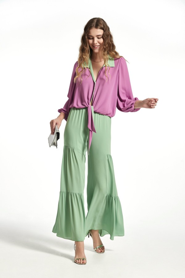 CHIFFON URIBE SHIRT
