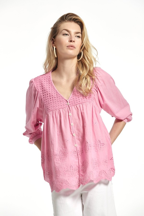 PERFORATED EMBROIDERED...