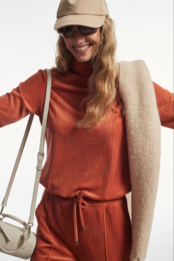 KNITTED CORDUROY BRASA JERSEY