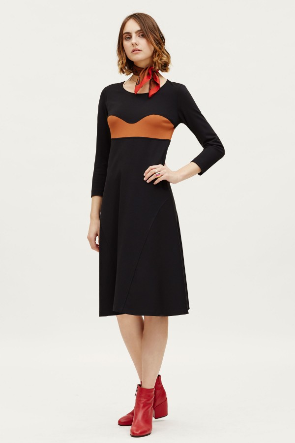 A-LINE PUNTO DI ROMA DRESS