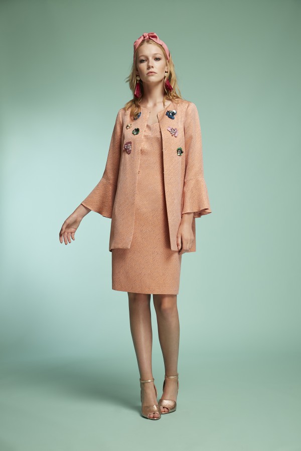 ABRIGO JACQUARD LUREX