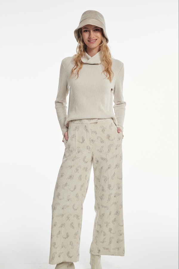 PRINT CORDUROY LUANDA TROUSERS