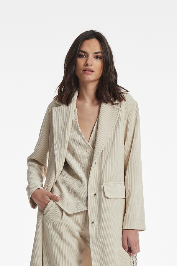 PRINT CORDUROY CHOPO VEST