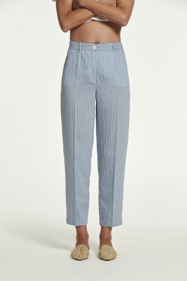 STRIPED VISCOSE BORNOS...