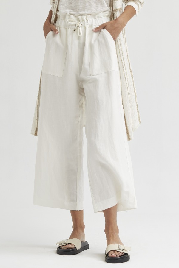 LINEN VISCOSE PAPERBAG...