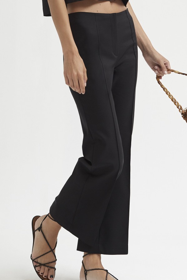 STRETCH COTTON FLARED...