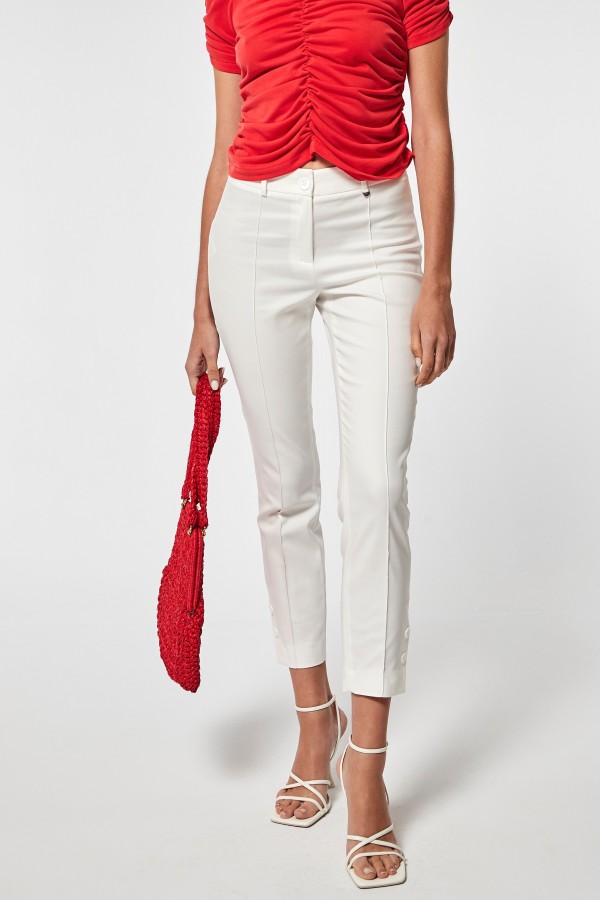 STRETCH COTTON  RUTEX TROUSERS