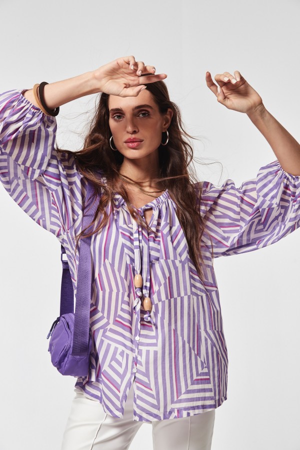 CAMISA ILCA VOILE DIBUJO...
