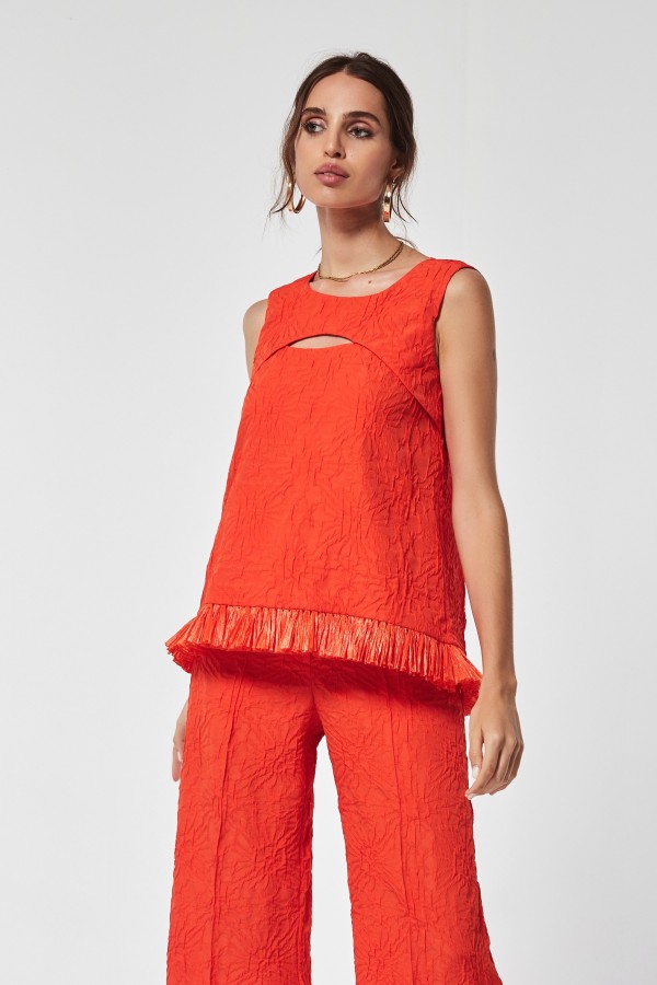 TEXTURED FABRIC JACQUARD...