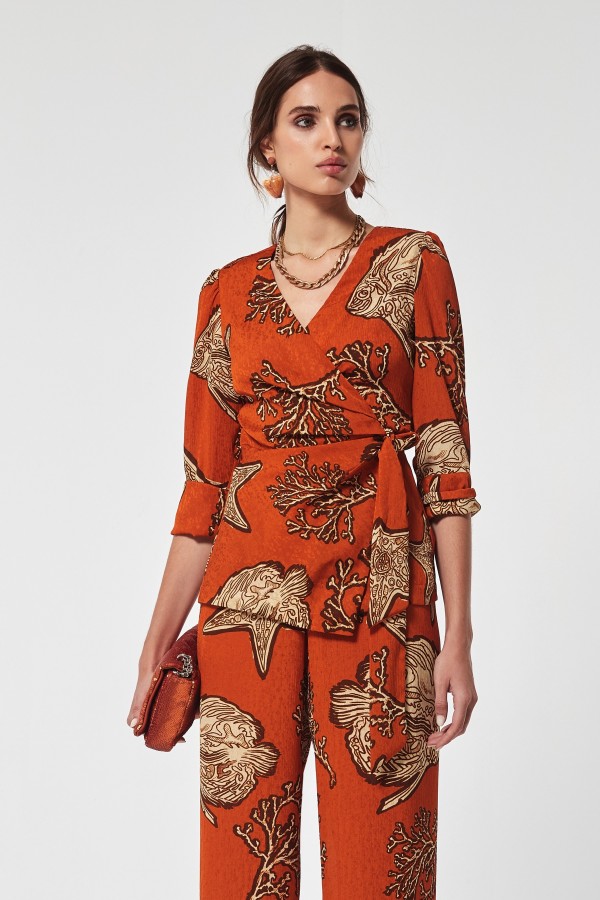 TOP ENOLA JACQUARD DE BAMBULA