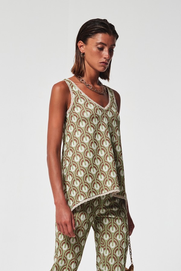 LUREX KNIT GURMION TOP