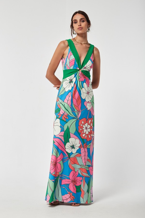 VESTIDO LIZIA PUNTO ESTAMPADO