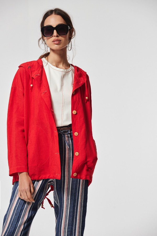 LINEN VISCOSE CATUR JACKET