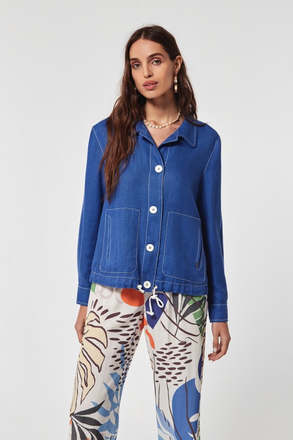 RUSTIC LINEN KALA JACKET