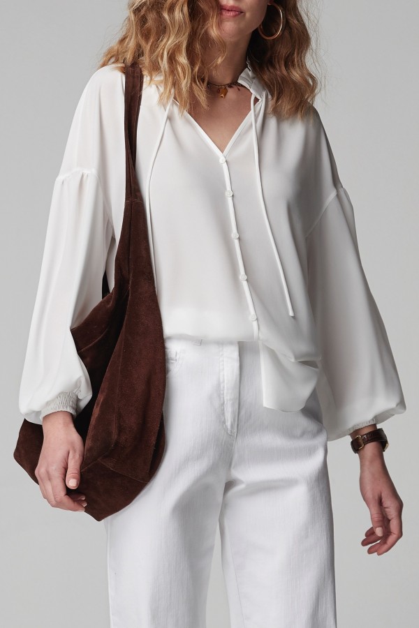 CHIFFON SECRET BLOUSE
