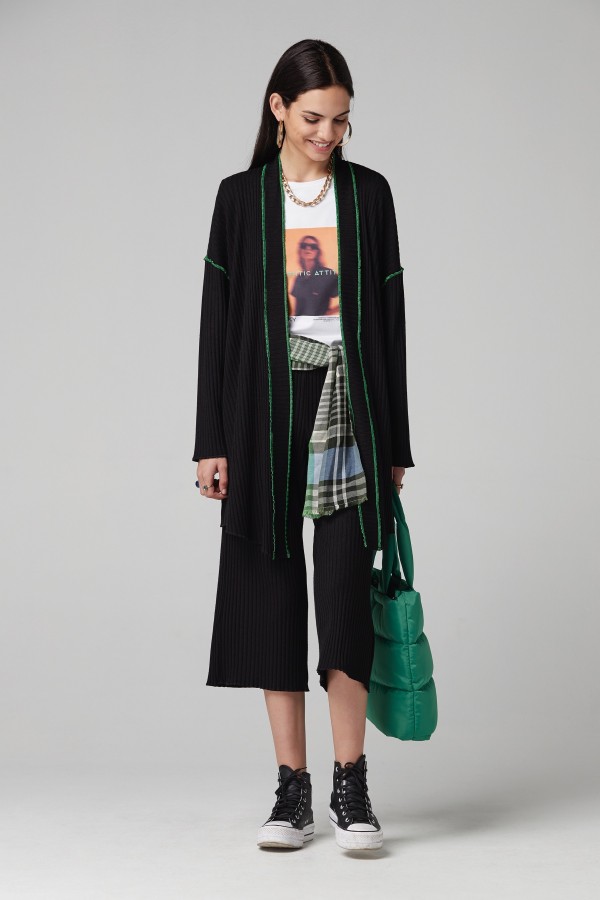 RIBBED KNIT CIEGO JACKET