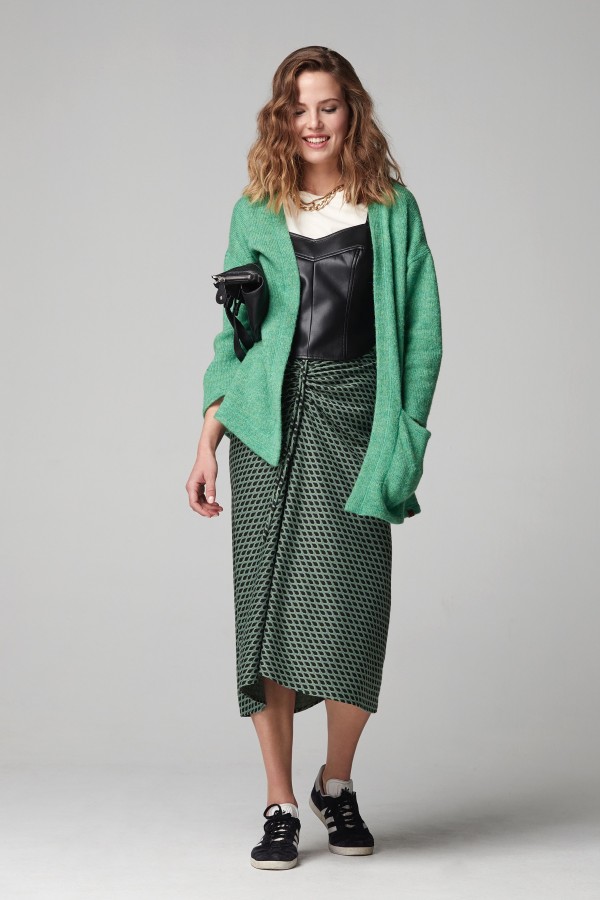 JACQUARD KNIT URIA SKIRT