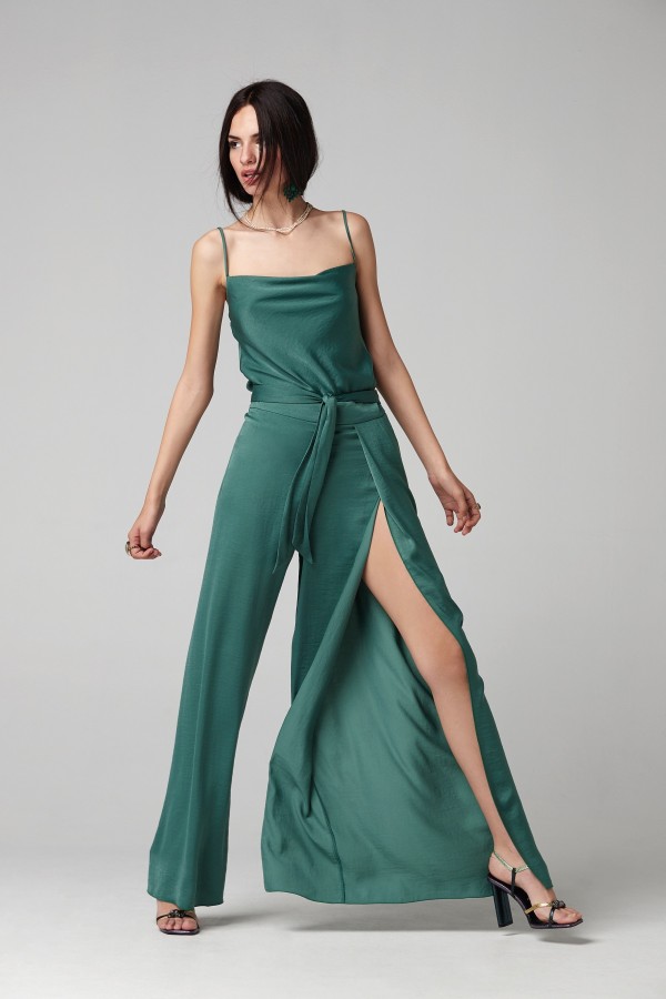 WASHED SATIN BURSIS TOP