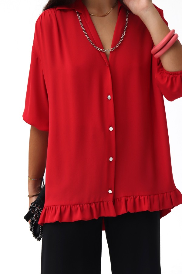CAMISA VOLANTES GASA