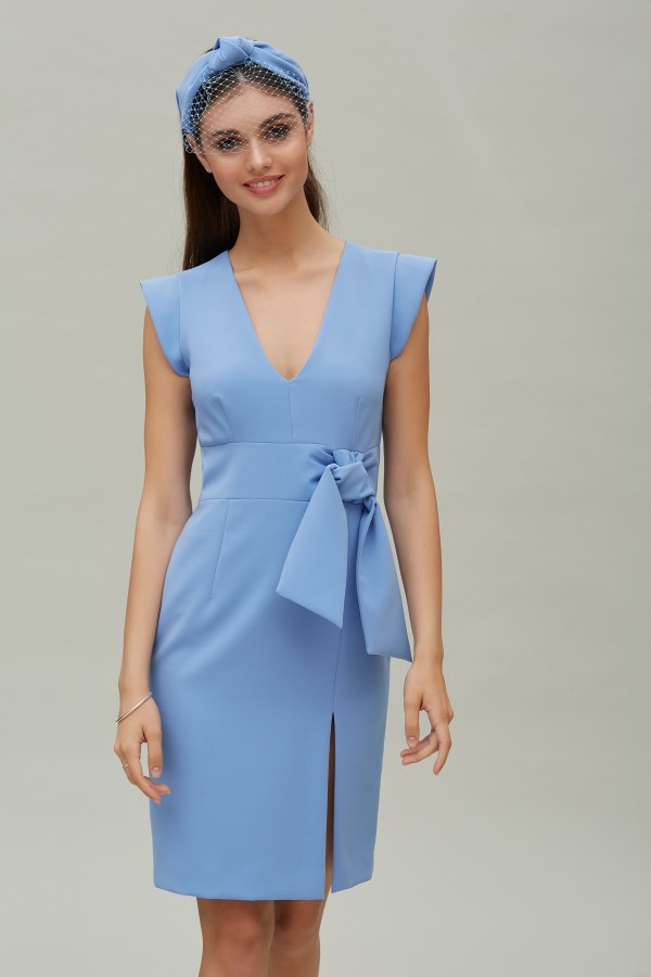 CORD TIE AT THE WAIST DRESS...
